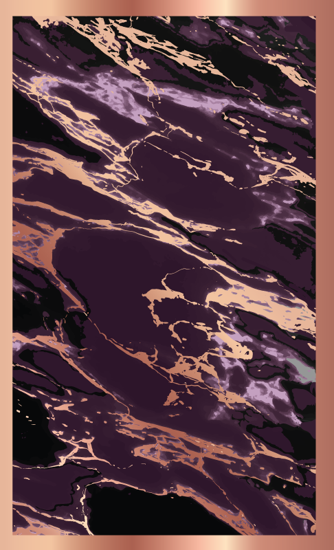 Tapis vinyle marbre motif marbré - TenStickers