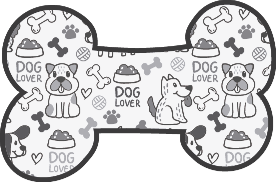 Tapis vinyle animal caractère ludique du chiot - TenStickers