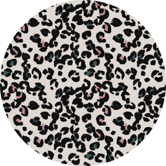 Tapis vinyle animal motif de taches de léopard - TenStickers