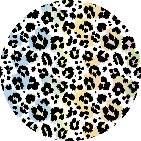 Tapis vinyle animal motif de taches de léopard - TenStickers