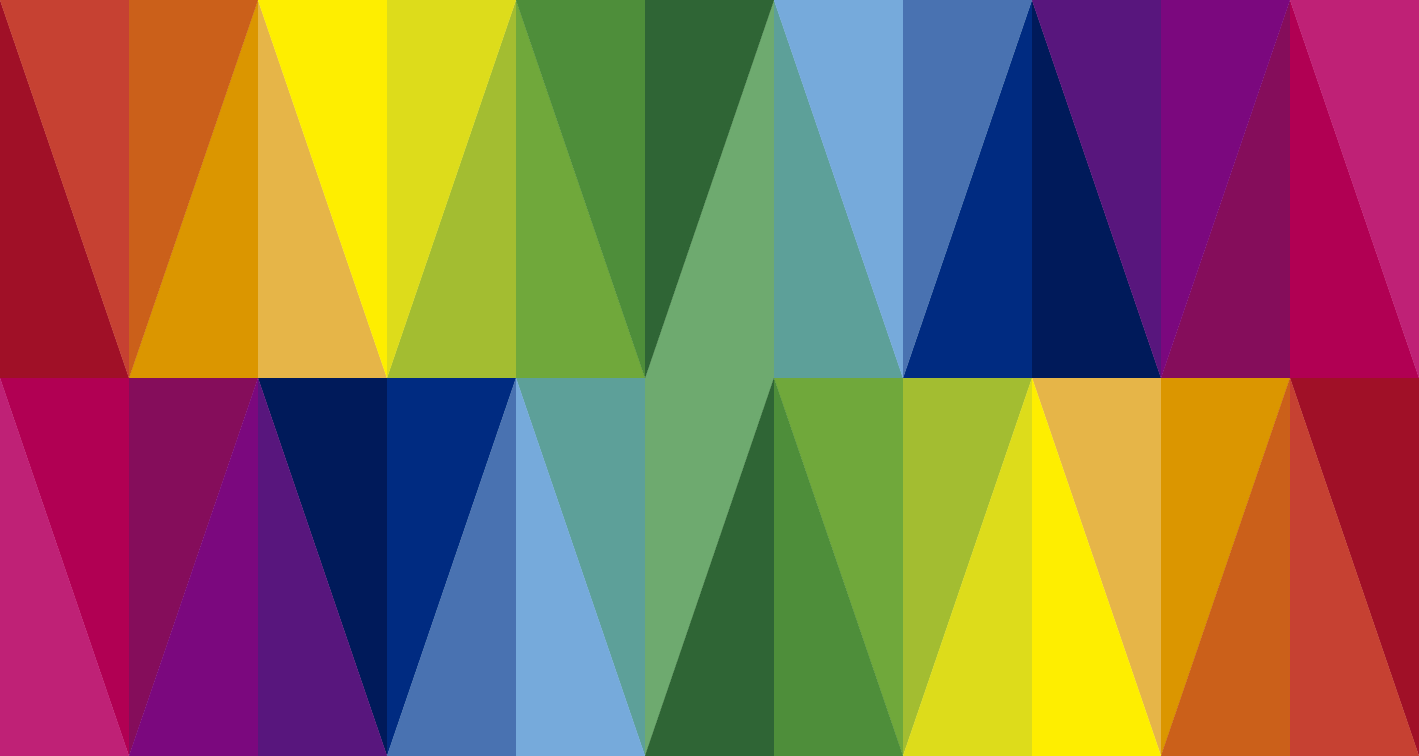 Tapis vinyles géométriques tableau triangulaire coloré - TenStickers