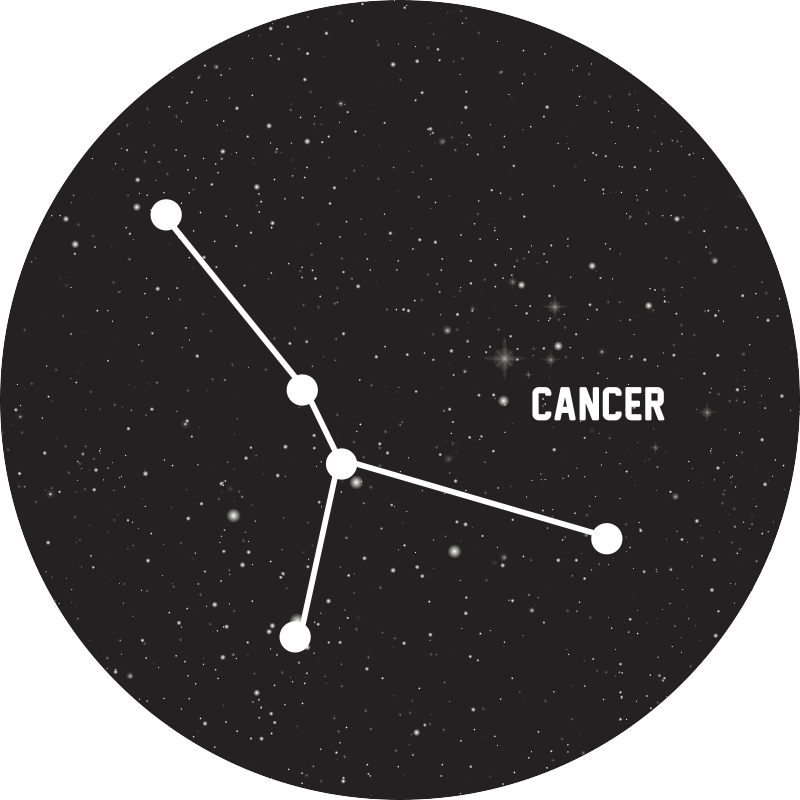 Tapis vinyle étoile constellation céleste - TenStickers