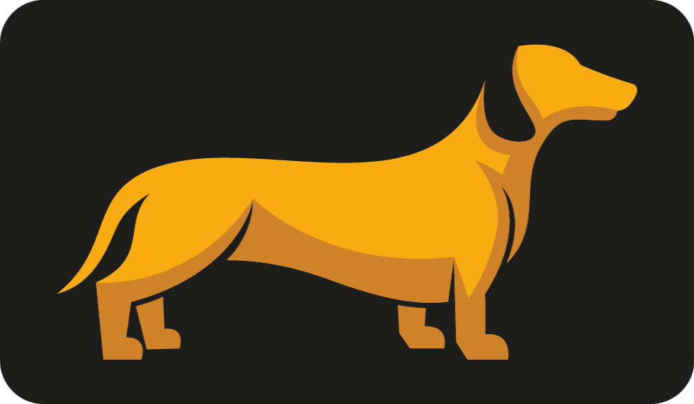 Tapis vinyle animal silhouette canine - TenStickers