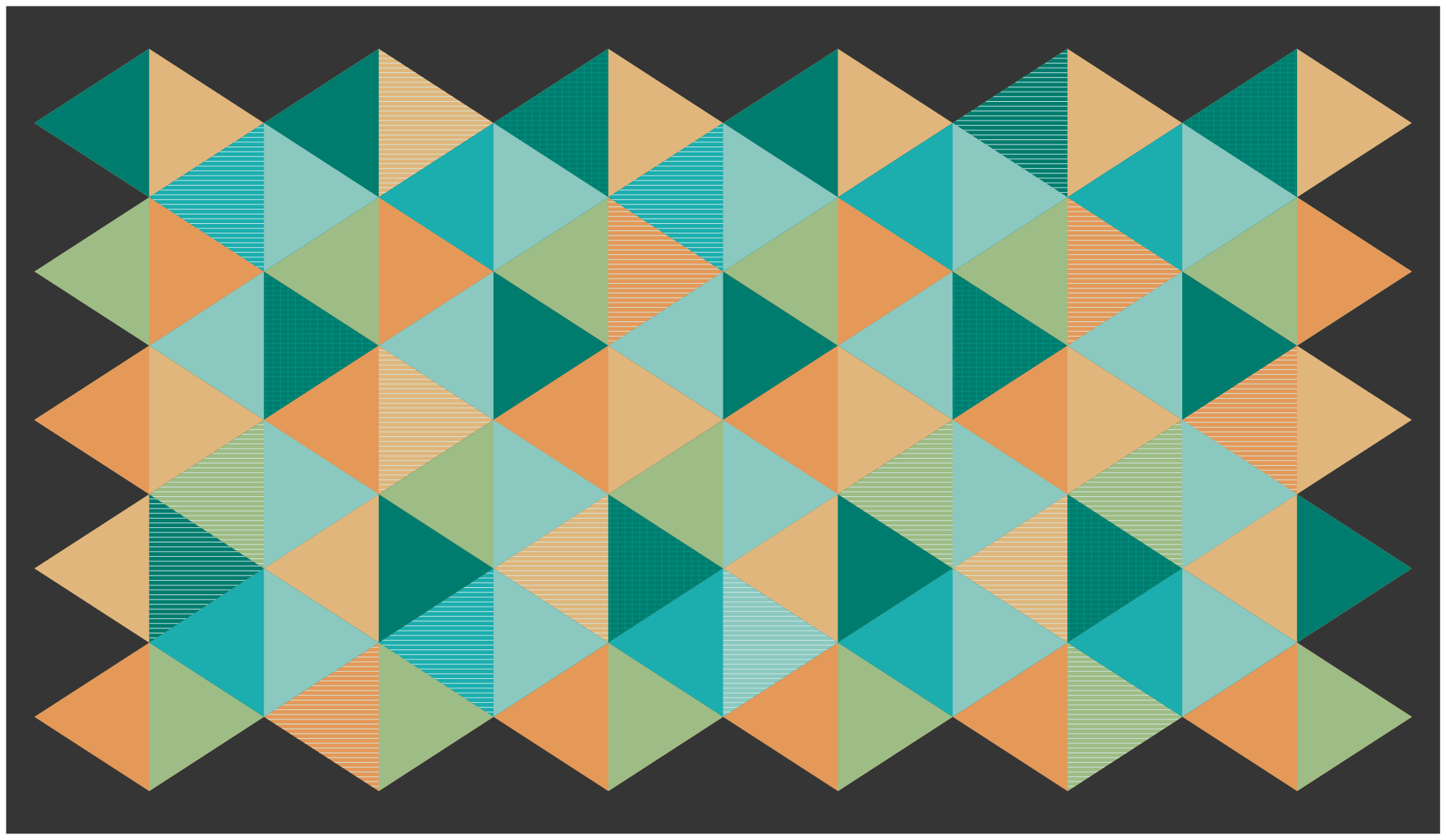 Tapis vinyles géométriques composition géométrique - TenStickers