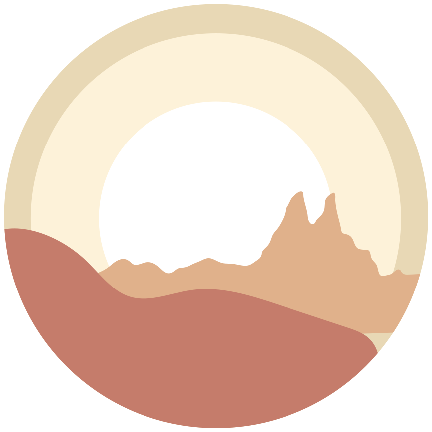 Tapis vinyle nature paysage minimaliste - TenStickers