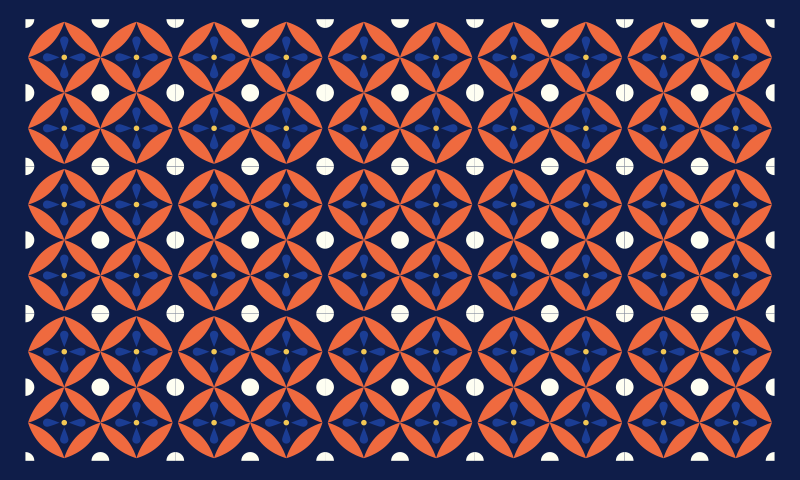 Tapis vinyles géométriques à motifs géométriques - TenStickers