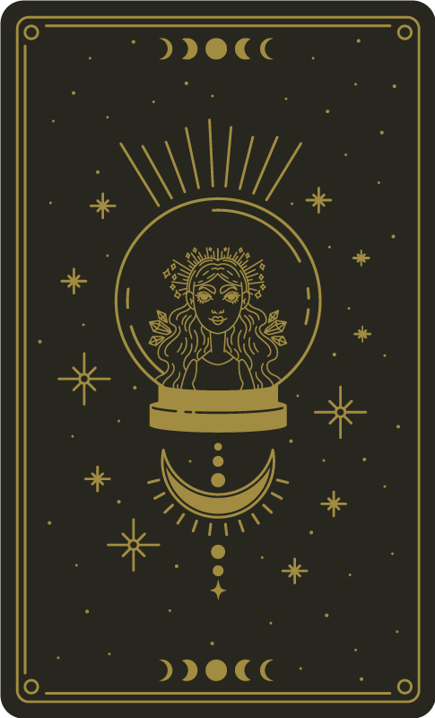 Tapis vinyle mandala cercle céleste - TenStickers