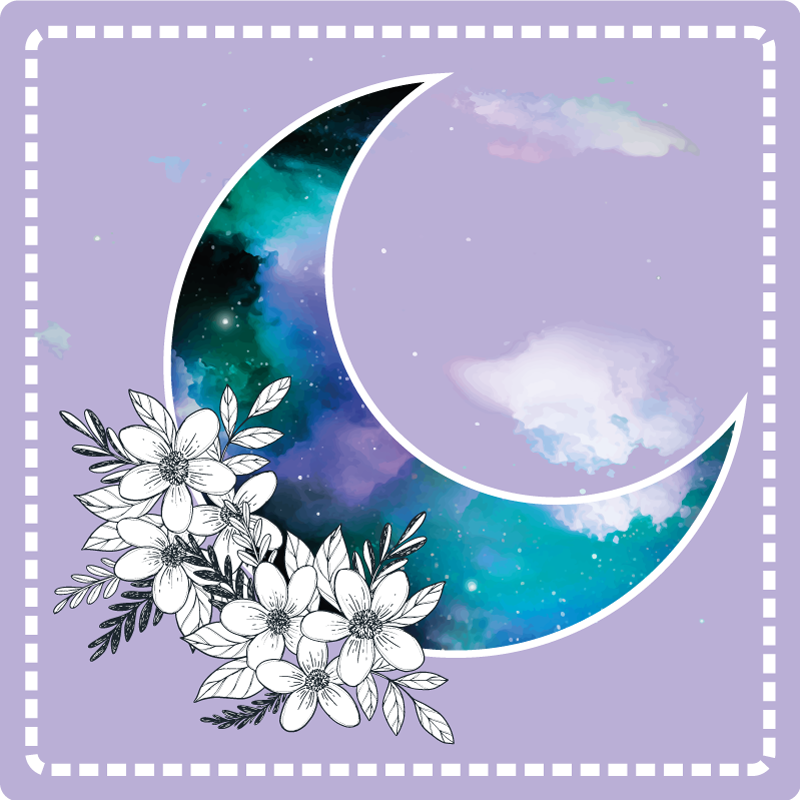 Tapis vinyle fleurs et plantes Éclosions célestes - TenStickers