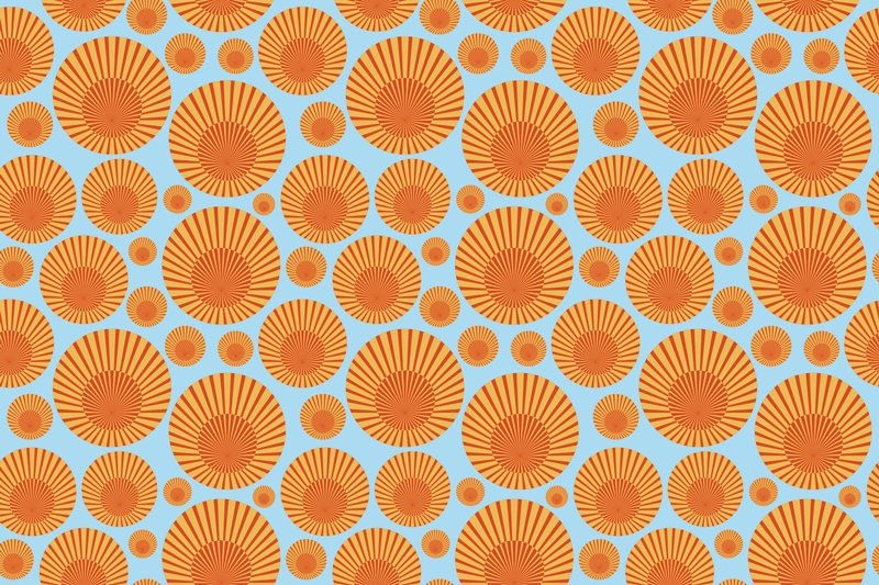 Tapis vinyles géométriques rayon de soleil géométrique - TenStickers