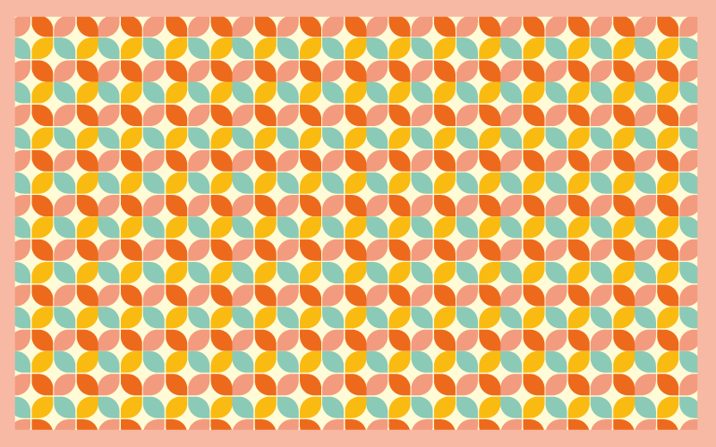 Tapis vinyles géométriques figures hexagonales - TenStickers