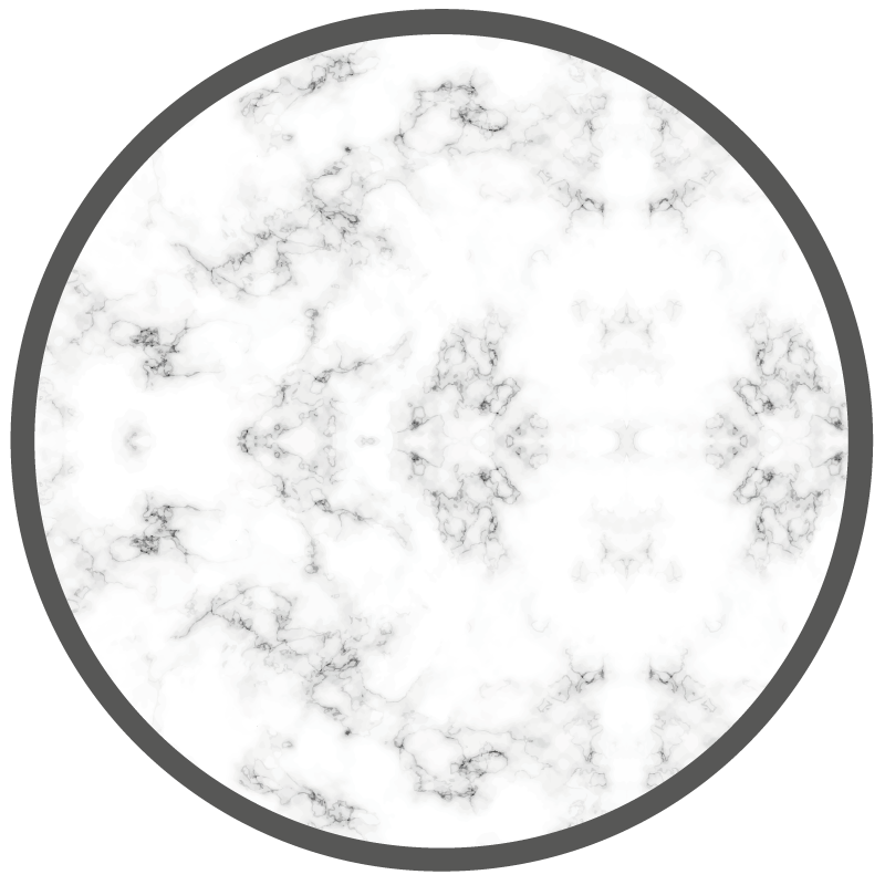 Tapis vinyle marbre circulaire - TenStickers