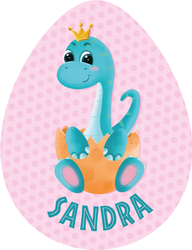 Tapis vinyle personnalisé graphique dinosaure - TenStickers
