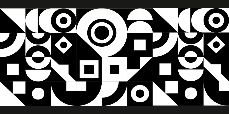 Tapis vinyles géométriques ensemble géométrique abstrait - TenStickers