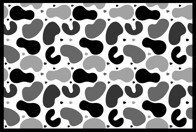 Tapis vinyle animal inspiré du cuir de vache - TenStickers