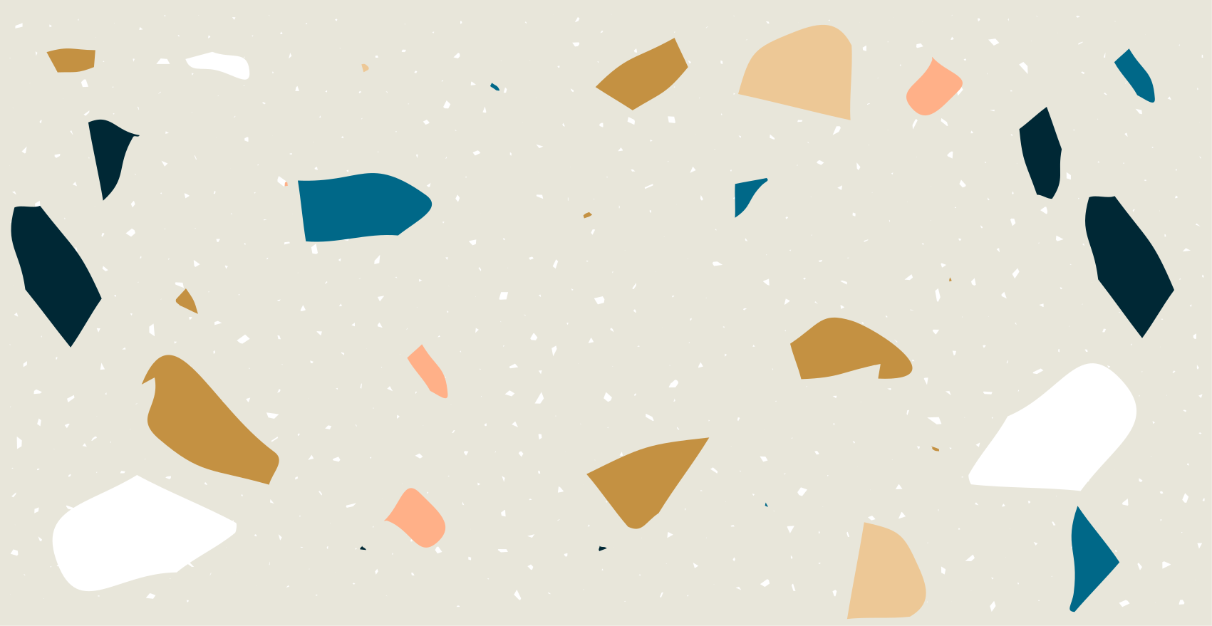 Tapis vinyles géométriques éclaboussure de terrazzo - TenStickers