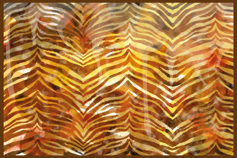 Tapis vinyle animal ambiance safari - TenStickers