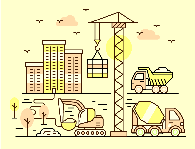 Tapis vinyle autres tapis construction urbaine - TenStickers