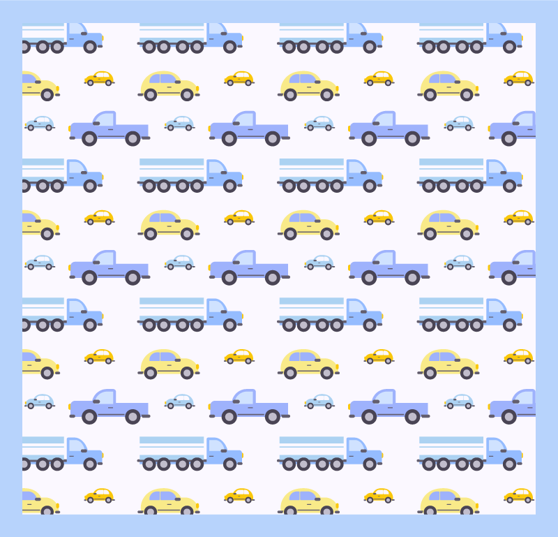 Tapis vinyle pour enfants thème de circulation ludique - TenStickers