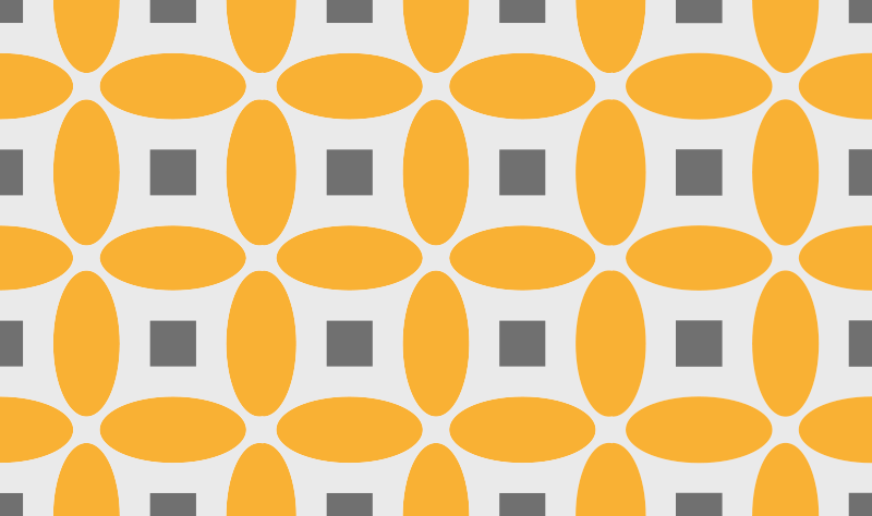 Tapis vinyles géométriques cercles mathématiques - TenStickers