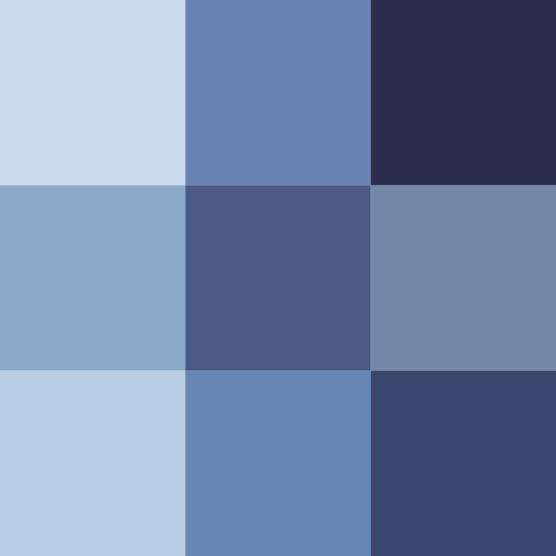 Tapis vinyles géométriques motif à carreaux bleus - TenStickers
