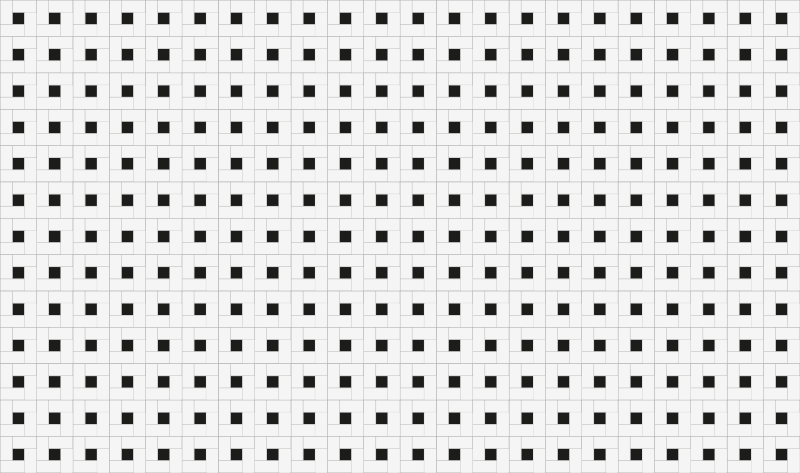 Tapis vinyle carreaux de ciment style de motif quadrillé - TenStickers