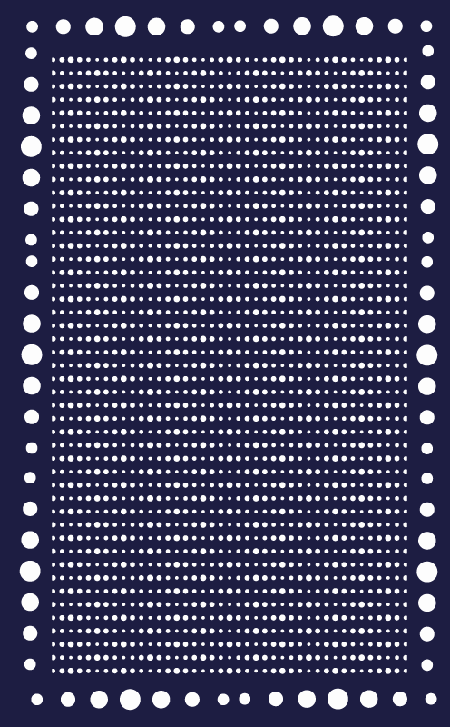 Tapis vinyle rayures élégance à pois - TenStickers