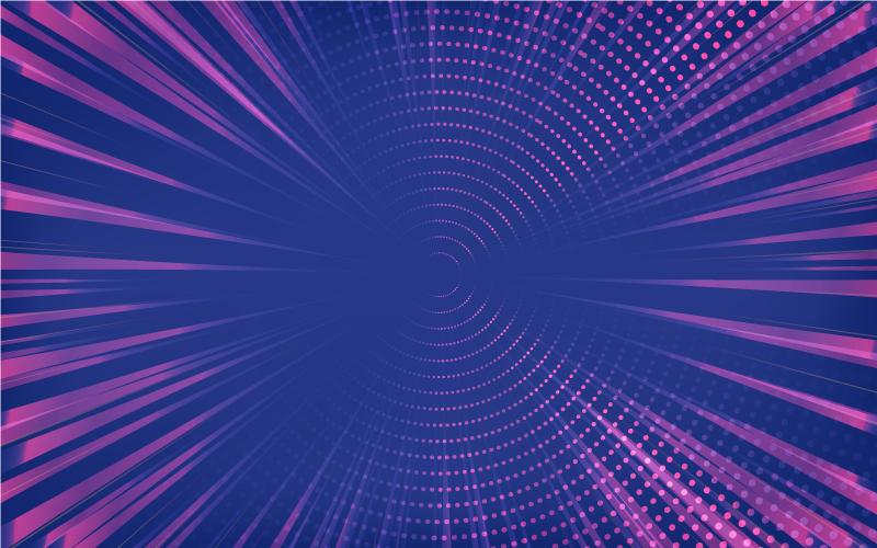 Tapis vinyles géométriques rayonnement optique - TenStickers