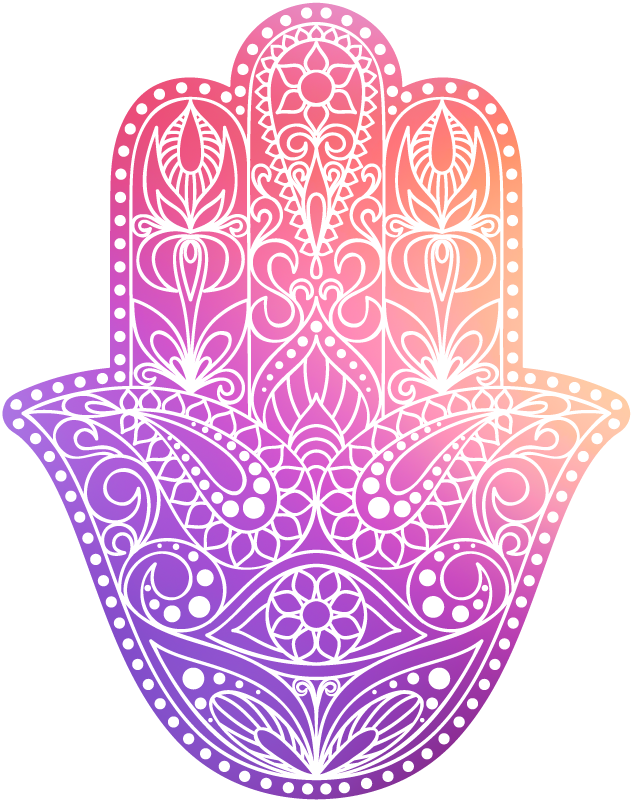 Tapis vinyle mandala design main mandala - TenStickers
