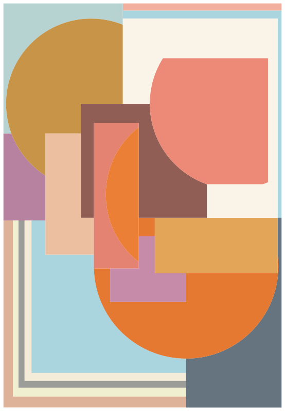 Tapis vinyles géométriques formes frappantes - TenStickers