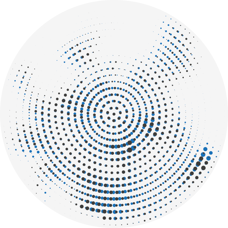 Tapis vinyles géométriques motif à pois ronds - TenStickers