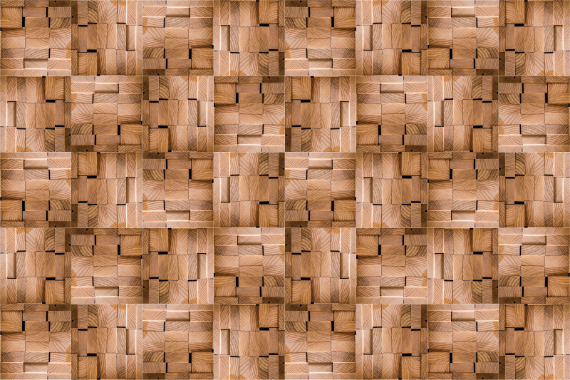 Tapis vinyle imitation parquet design texture naturelle - TenStickers