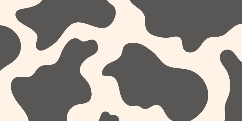 Tapis vinyle animal cuir de vache classique - TenStickers