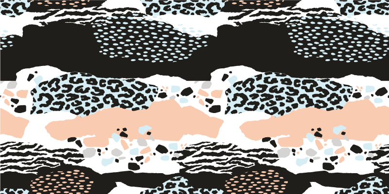 Tapis vinyle animal motif léopard élégant - TenStickers