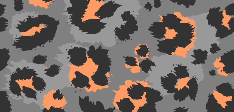 Tapis vinyle animal motif guépard audacieux - TenStickers