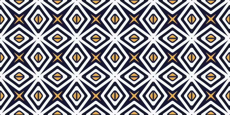 Tapis vinyles géométriques motif en forme de losange - TenStickers