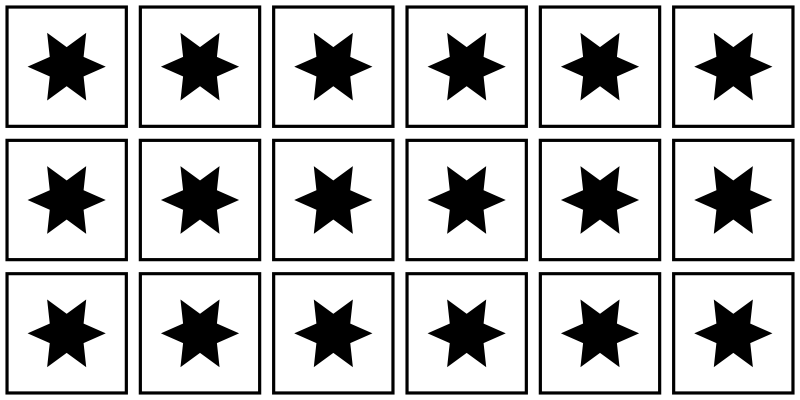 Tapis vinyle étoile motif noir et blanc - TenStickers