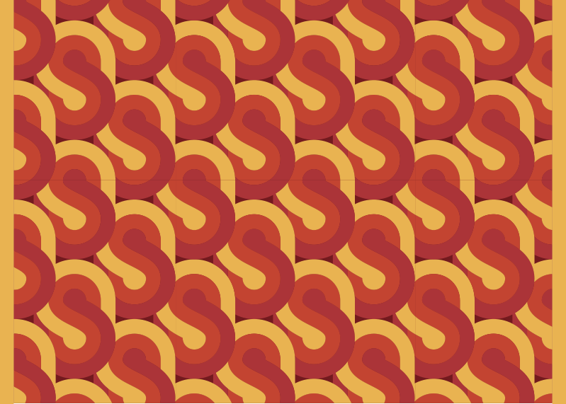 Tapis vinyle rétro design rétro dynamique - TenStickers