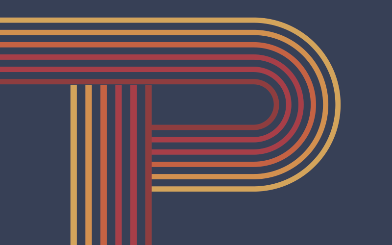 Tapis vinyles géométriques superposition de lignes colorées - TenStickers