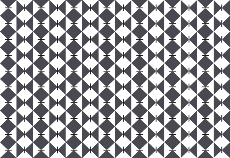 Tapis vinyles géométriques motif diamant moderne - TenStickers