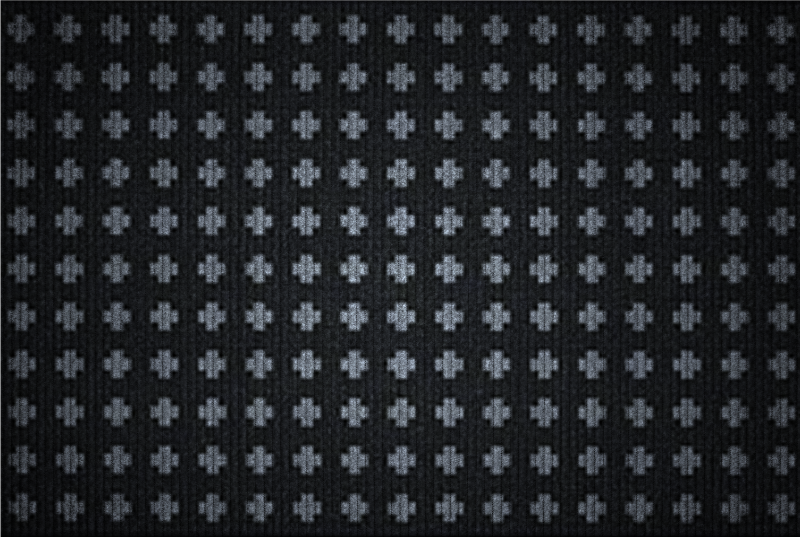 Tapis vinyle minimaliste disposition croisée entrecroisée - TenStickers