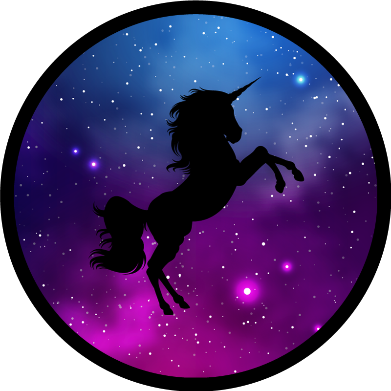 Tapis vinyle autres tapis scène de licorne magique - TenStickers