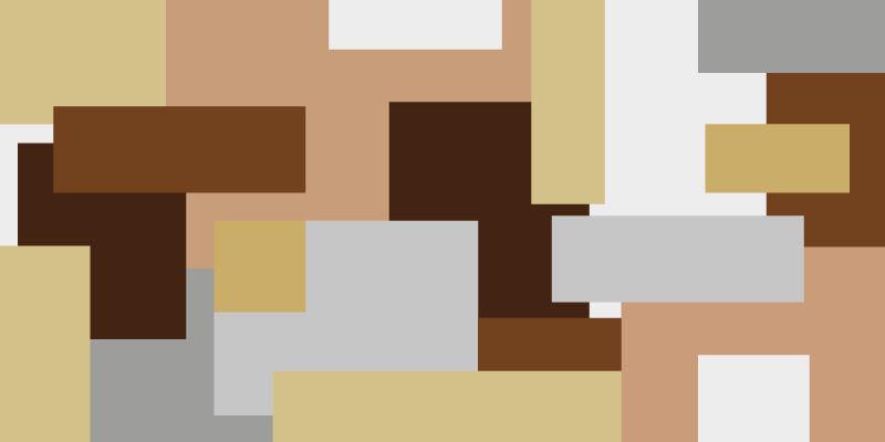 Tapis vinyle design moderne motifs géométriques abstraits - TenStickers