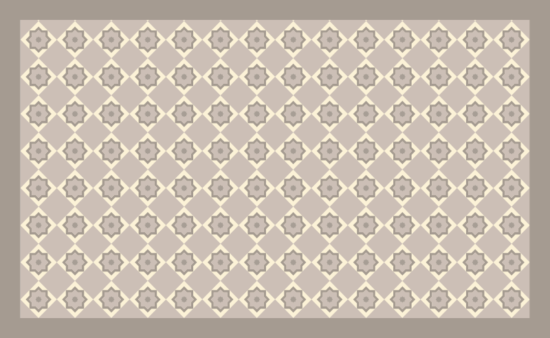 Tapis vinyle marbre motif étoile élégant - TenStickers