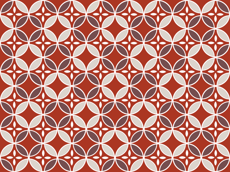 Tapis mosaique vinyle mélange de motifs artistiques - TenStickers