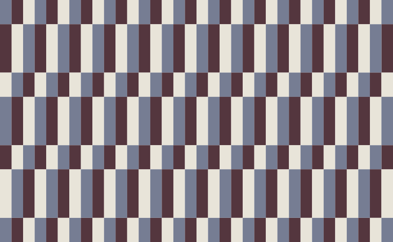 Tapis vinyle rayures bloc de couleur - TenStickers