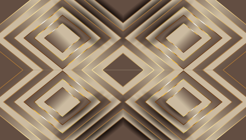 Tapis vinyle cuisine composition géométrique élégante - TenStickers