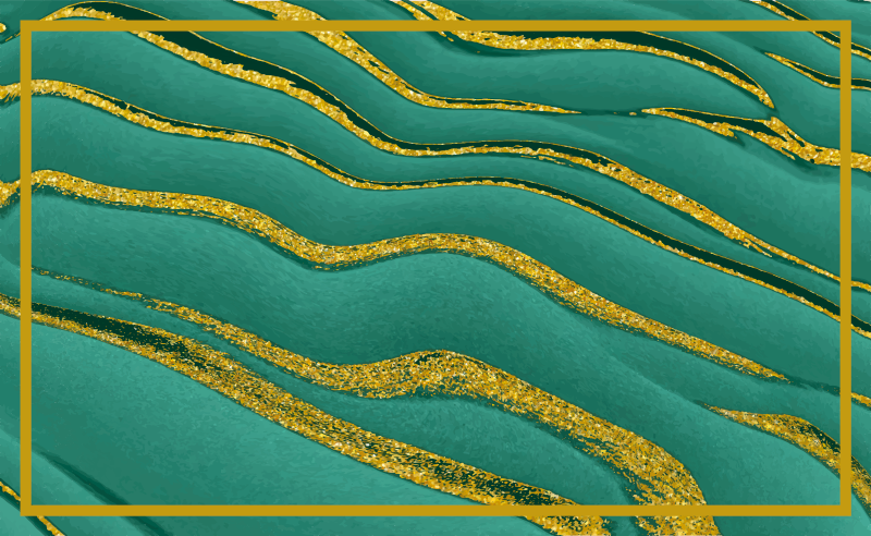 Tapis vinyle marbre motif de vague abstrait - TenStickers