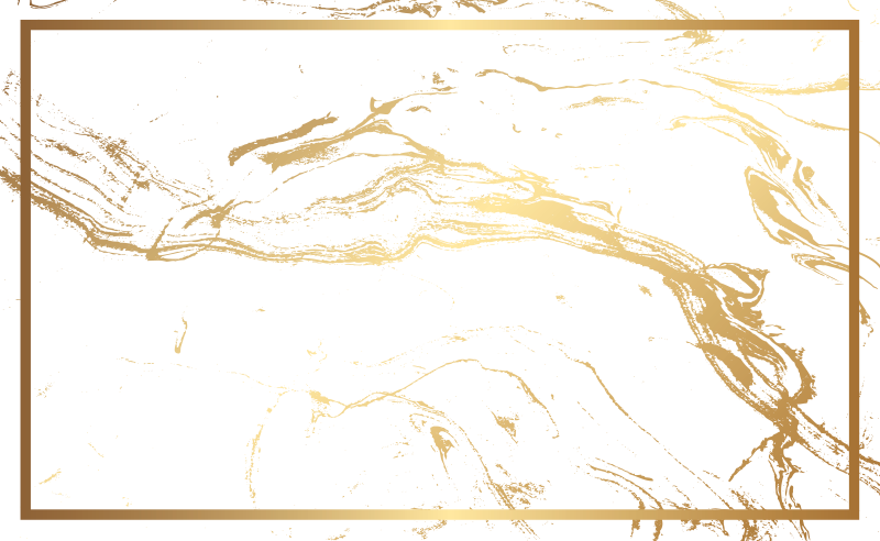 Tapis vinyle marbre motifs élégants gris et dorés - TenStickers