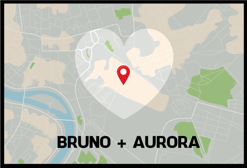 Tapis vinyle personnalisé positionnement de carte sur mesure - TenStickers