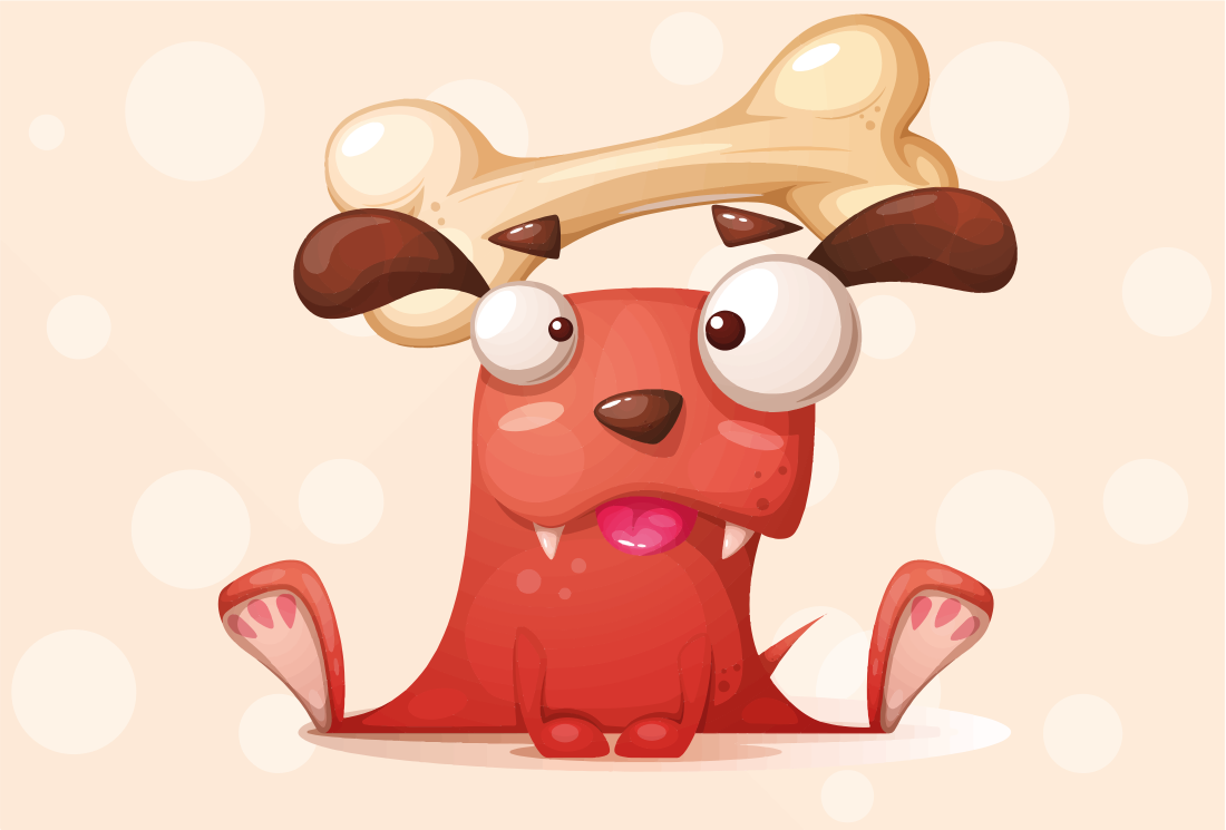 Tapis vinyle chambre bébé chiot joyeux - TenStickers